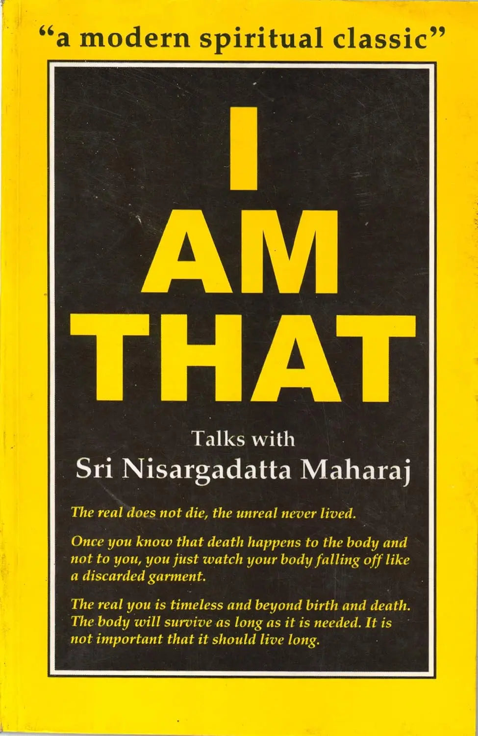 I am That: Talks with Sri Nisargadatta Maharaj Paperback  Ð bySudhakar Dikshit Sri Nisargadatta Maharaj