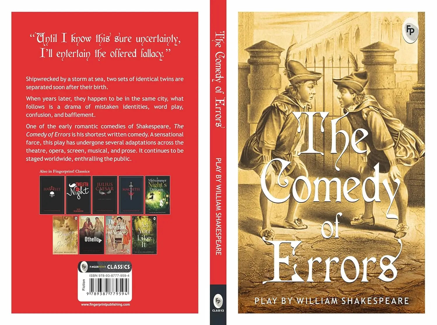 The Comedy of Errors (Paperback) Ð by William Shakespeare
