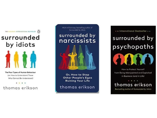 (Combo Pack 3) Surrounded by Idiots + Surrounded by Psychopaths + Surrounded by Narcissists Paperback Ð by Thomas Erikson