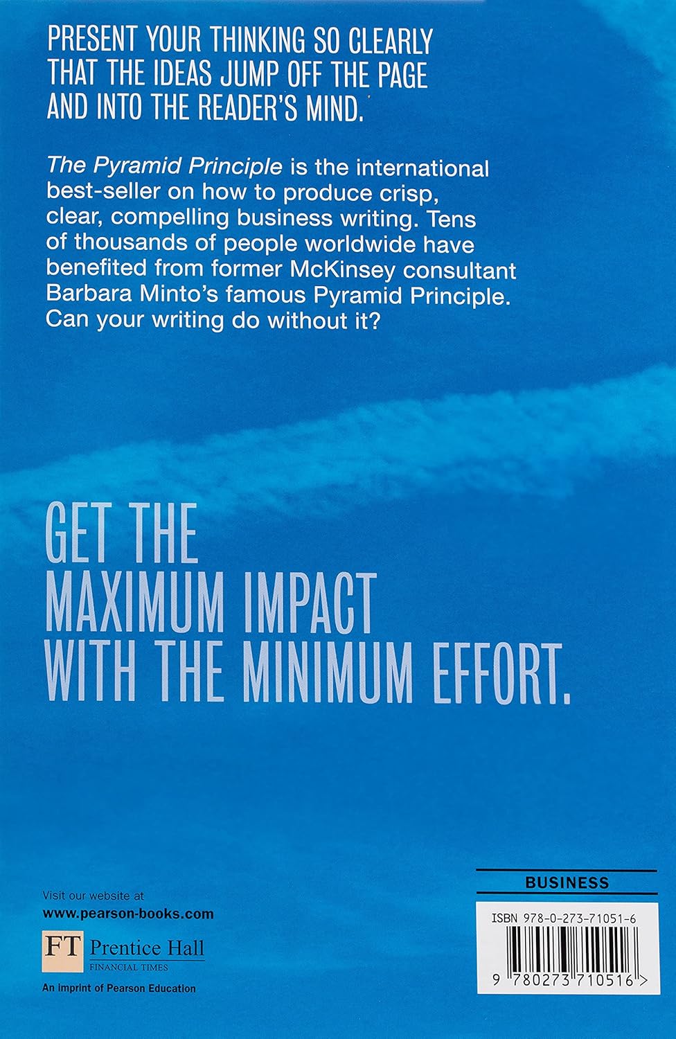 The Pyramid Principle: Logic in Writing and Thinking (Financial Times Series) Entopia shop