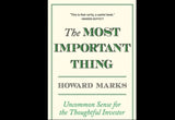 The Most Important Thing Paperback Ð by Howard Marks (Author)
