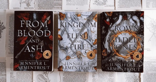 (Combo) A Kingdom of Flesh and Fire + From Blood and ash + Crown of Gilded Bones  (3 books) Paperback Ð by Jennifer L Armentrout