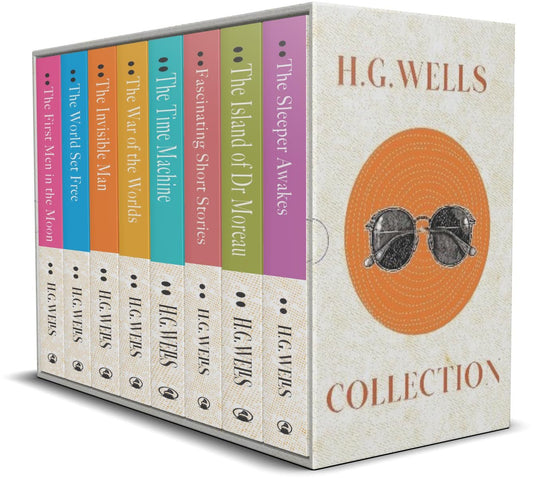 The Complete H.G Wells Collection Set 8 Books book cover