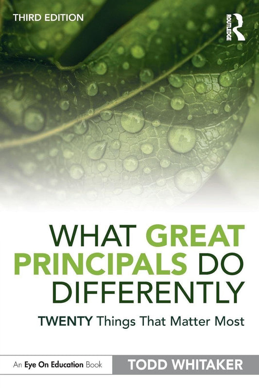 What Great Principals Do Differently book cover