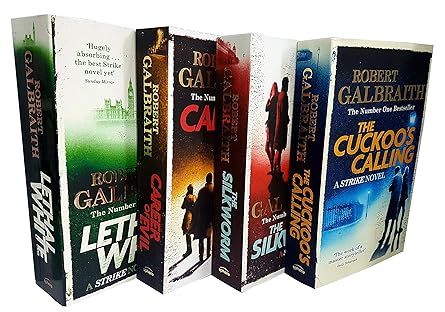 Cormoran Strike Series Robert Galbraith 4 Books book cover