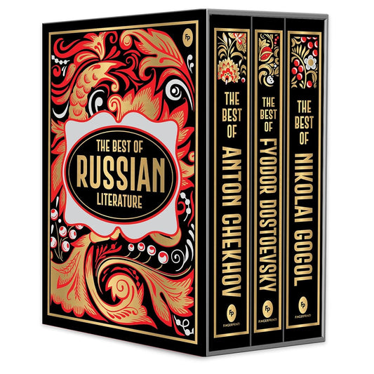 The Best of Russian Literature (Deluxe Hardbound Edition/Boxed Set) book cover