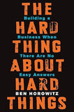 The Hard Thing About Hard Things book cover