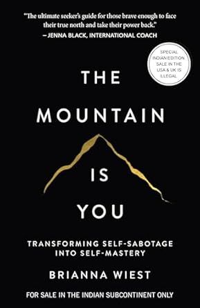 The Mountain Is You: Transforming Self-Sabotage Into Self-Mastery book cover