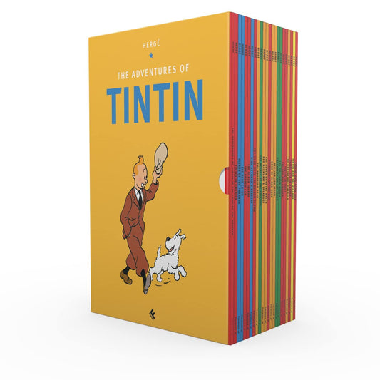 Tintin Paperback Boxed Set 23 Titles book cover