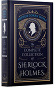 The Complete Collection Of Sherlock Holmes (Deluxe Leatherbound edition) book cover