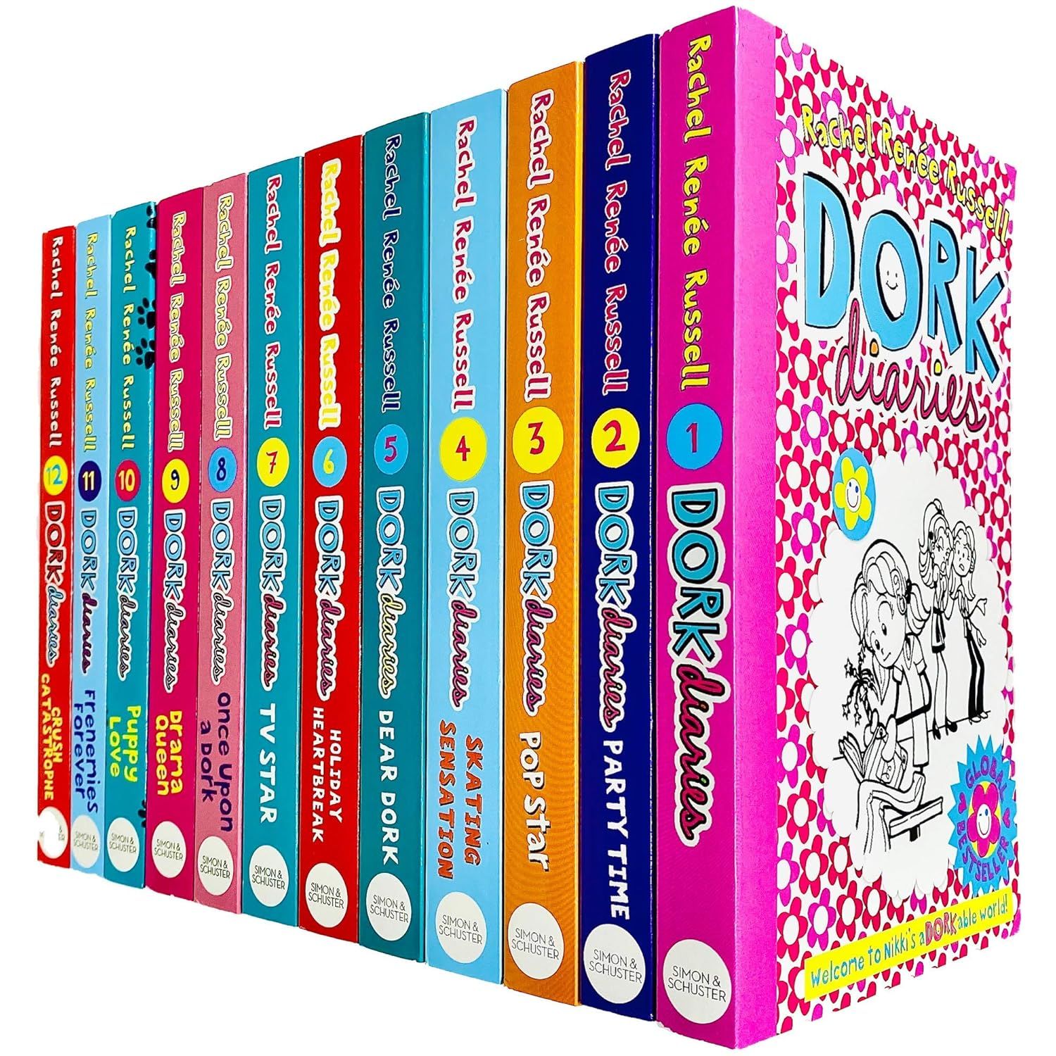 Dork Diaries x 12 set book cover