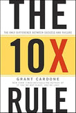 The 10X Rule book cover