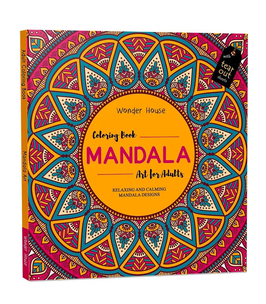 Mandala Art: Colouring Books For Adults With Tear Out Sheets book cover