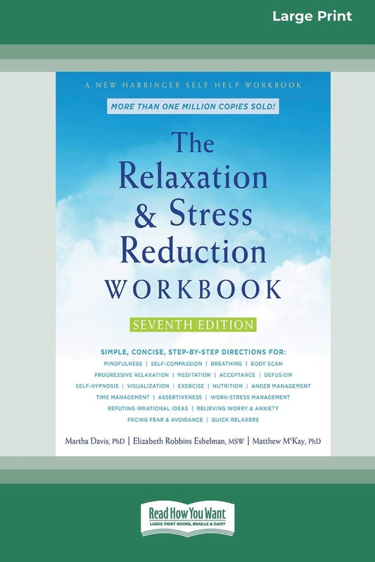 The Relaxation and Stress Reduction Workbook book cover