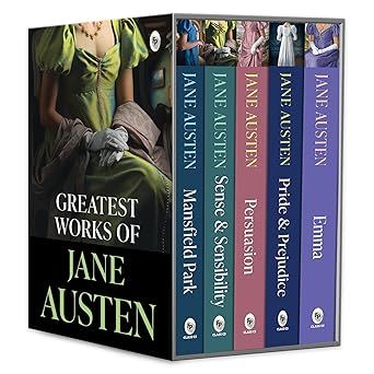 Greatest Works Of Jane Austen (Set Of 5 Books) book cover