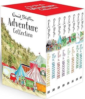 Enid Blyton Adventure Series Books 1 - 8 Collection Set book cover