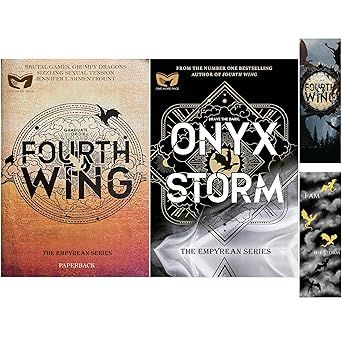 The Empyrean Series 2 Book Collection Set: Onyx Storm + Fourth Wing book cover