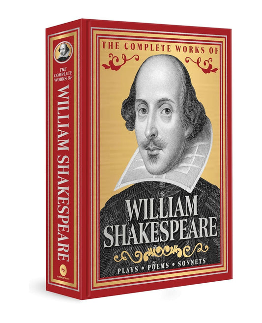THE COMPLETE WORKS OF WILLIAM SHAKESPEARE (DELUXE HARDBOUND EDITION) book cover