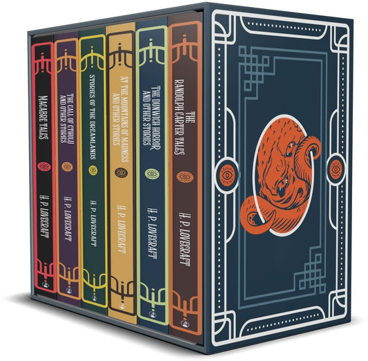 The H.P. Lovecraft 6 Book Hardback Collection Set book cover