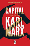 Capital (Das Capital): Includes Vol.1,2,3 Paperback book cover