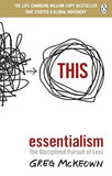 Essentialism: The Disciplined Pursuit Of Less book cover